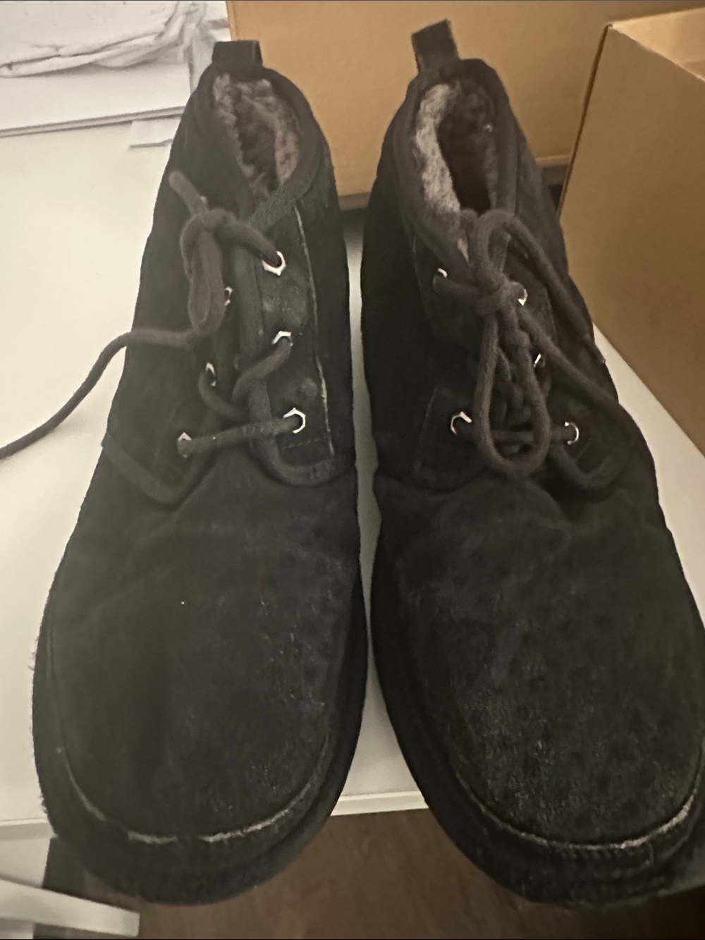 UGG Men's Black Suede Chukka Boots
